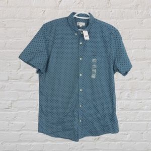 NWT Gap men's button up pattern shirt